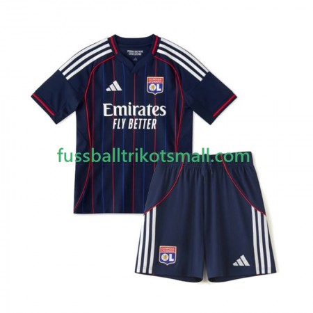 Fußballtrikots Olympique lyon Kinder 2025-2026 Kurzarm Auswärts-trikot kaufen